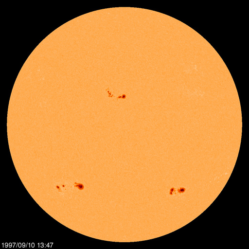 Sunspot regions