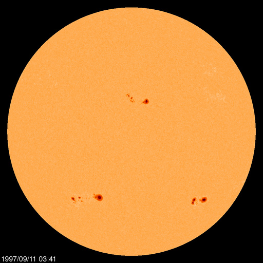 Sunspot regions