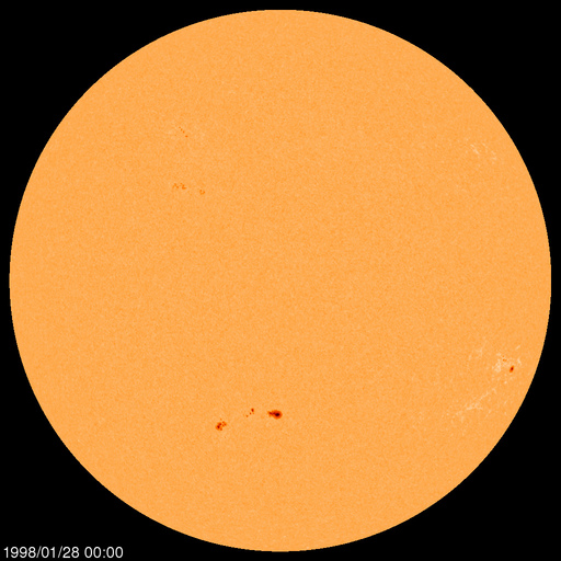 Sunspot regions