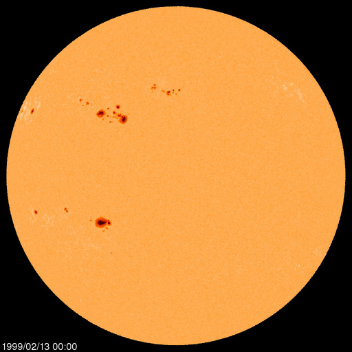 Sunspot regions