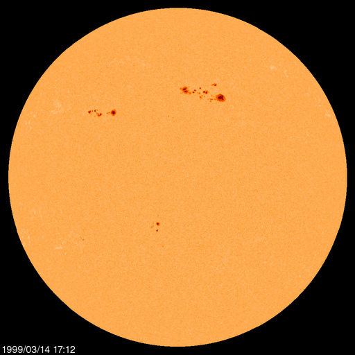 Sunspot regions