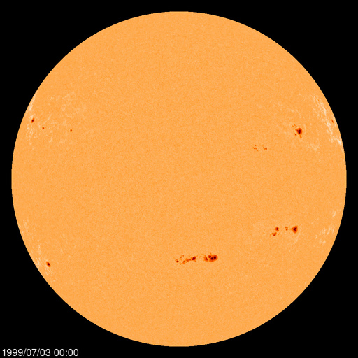 Sunspot regions