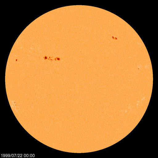 Sunspot regions