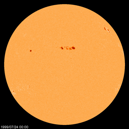 Sunspot regions