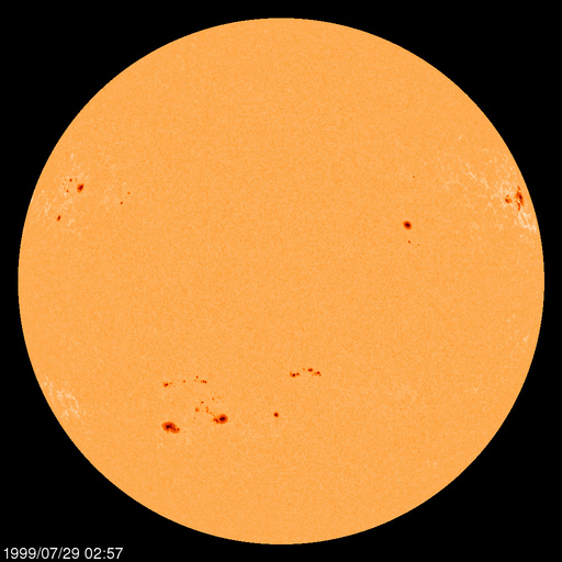 Sunspot regions