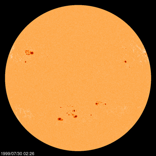 Sunspot regions