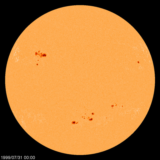 Sunspot regions