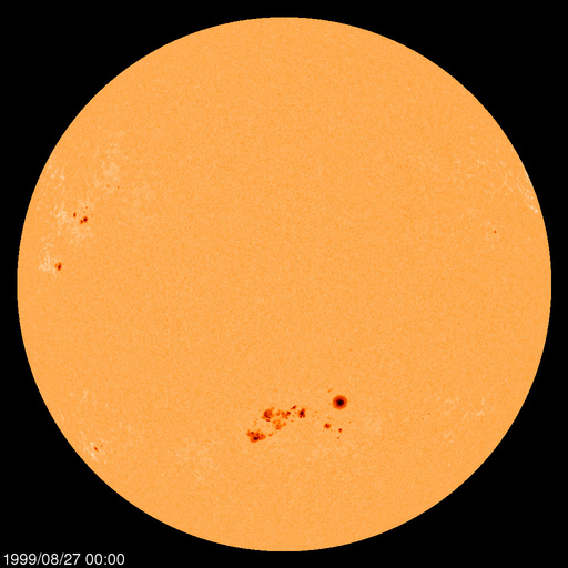 Sunspot regions