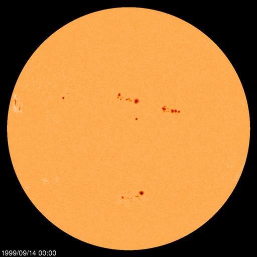 Sunspot regions