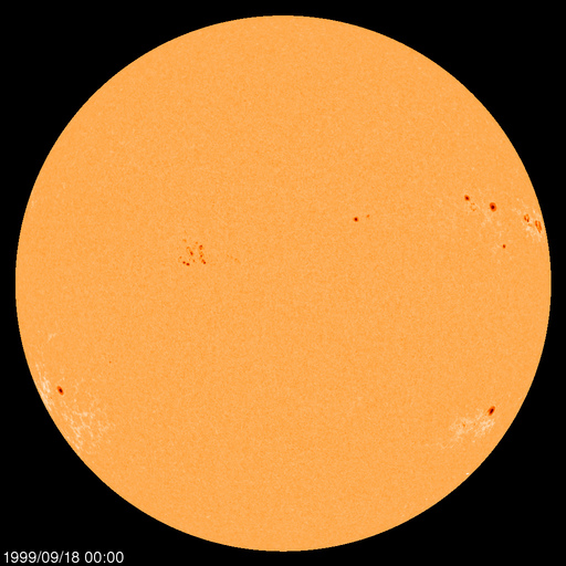 Sunspot regions