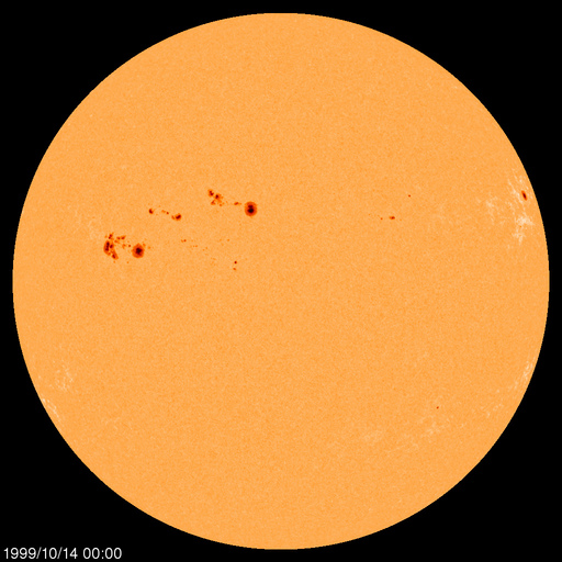 Sunspot regions