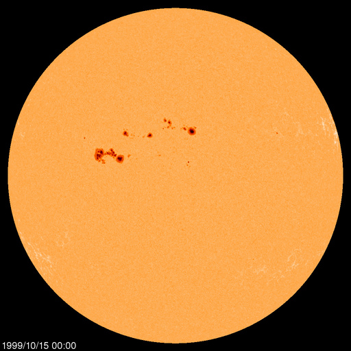 Sunspot regions