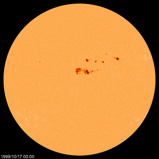 Sunspot regions