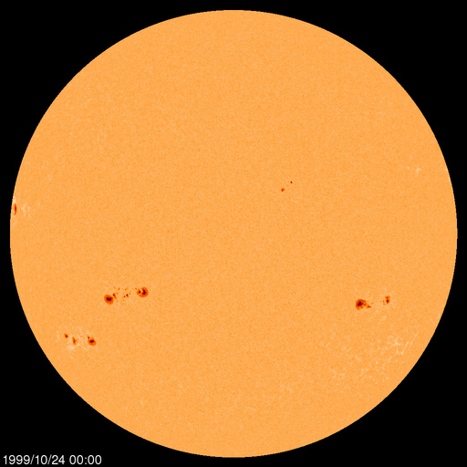 Sunspot regions