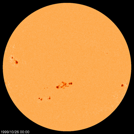 Sunspot regions