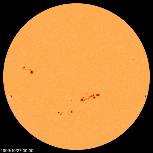 Sunspot regions