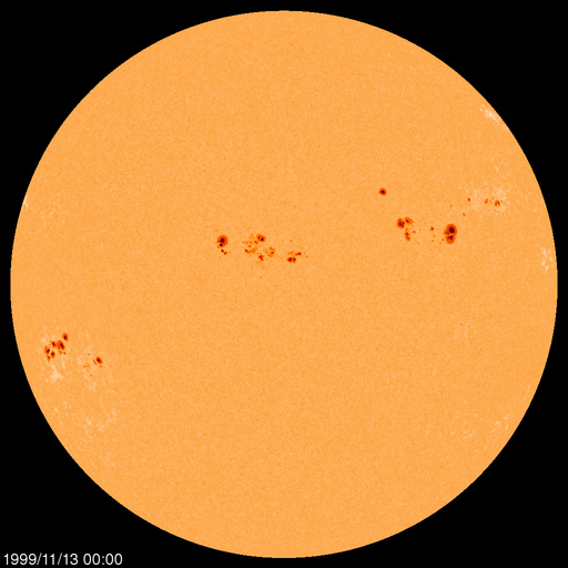 Sunspot regions