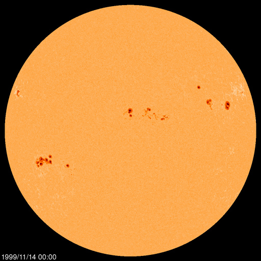 Sunspot regions