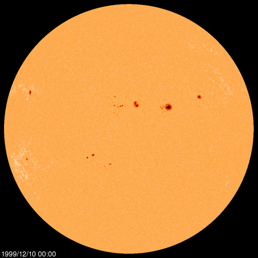 Sunspot regions