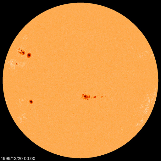 Sunspot regions