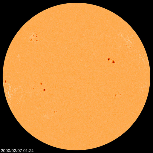 Sunspot regions