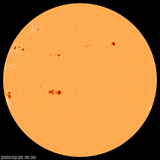 Sunspot regions