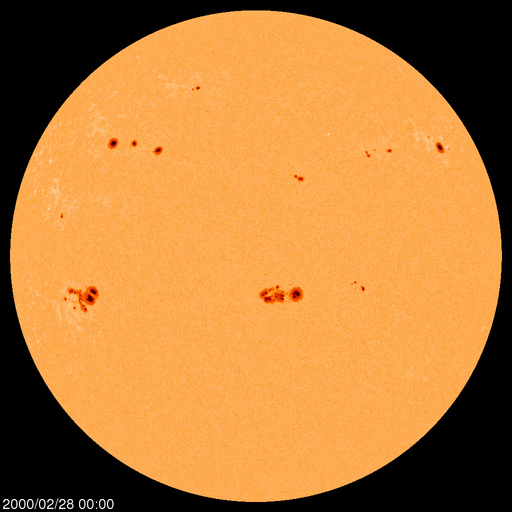 Sunspot regions