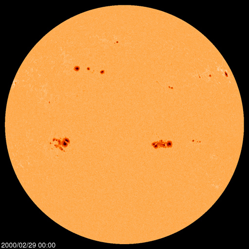 Sunspot regions