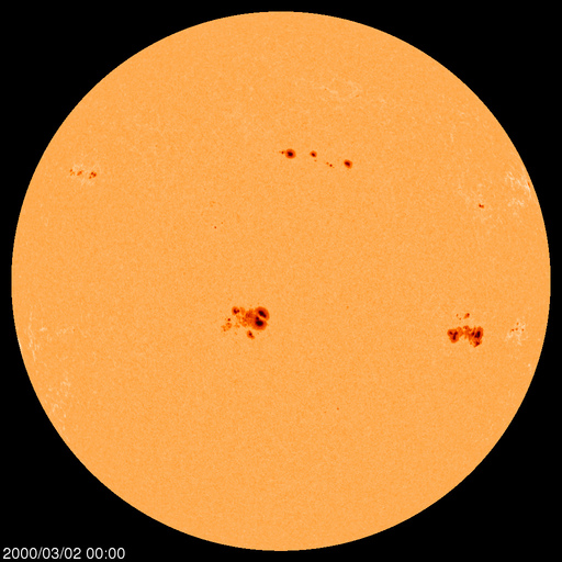 Sunspot regions