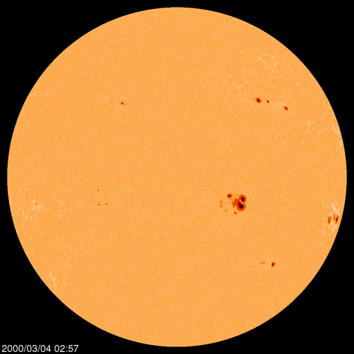 Sunspot regions