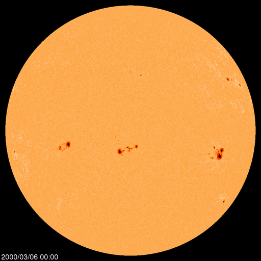 Sunspot regions