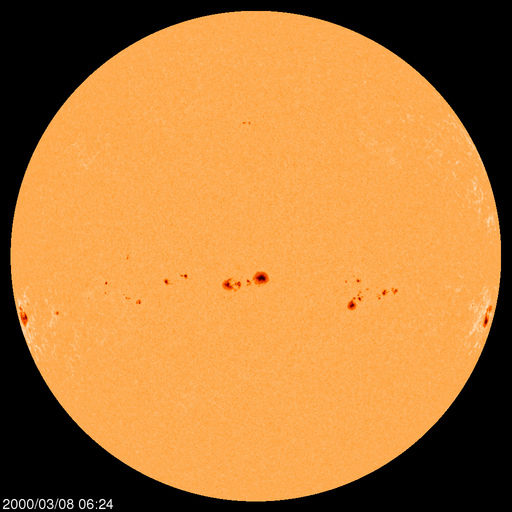 Sunspot regions