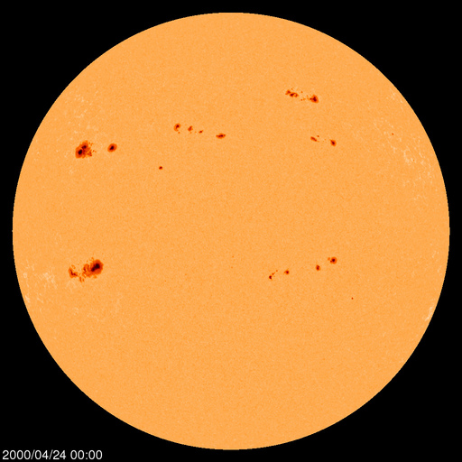 Sunspot regions