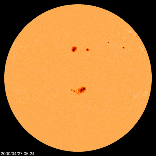 Sunspot regions