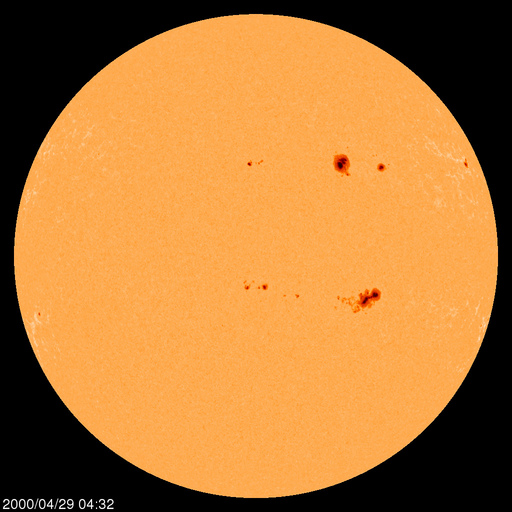 Sunspot regions