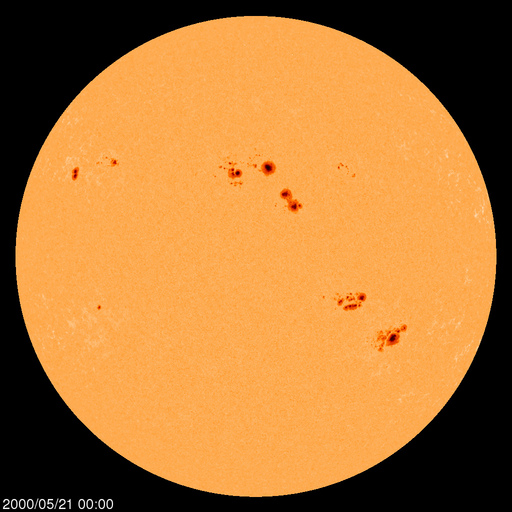 Sunspot regions