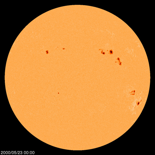 Sunspot regions