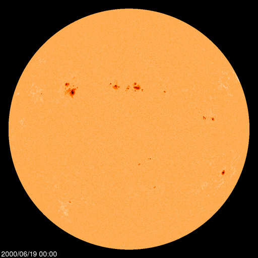 Sunspot regions