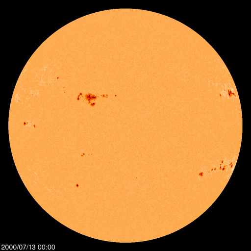 Sunspot regions