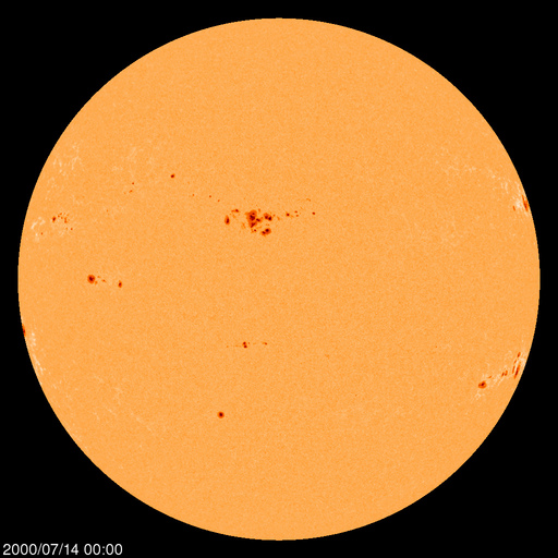 Sunspot regions