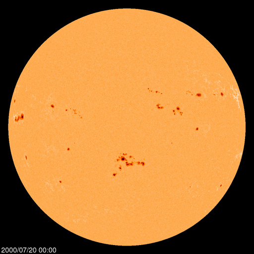 Sunspot regions