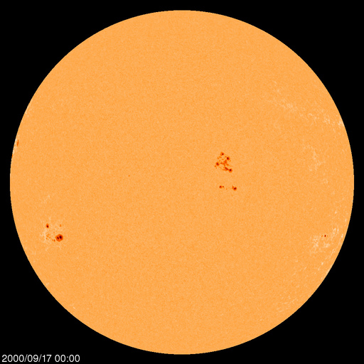 Sunspot regions