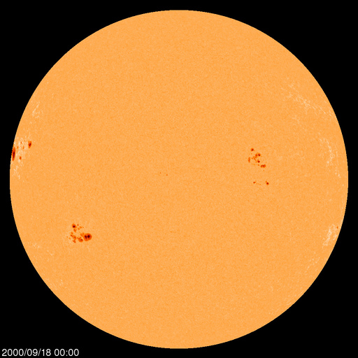 Sunspot regions