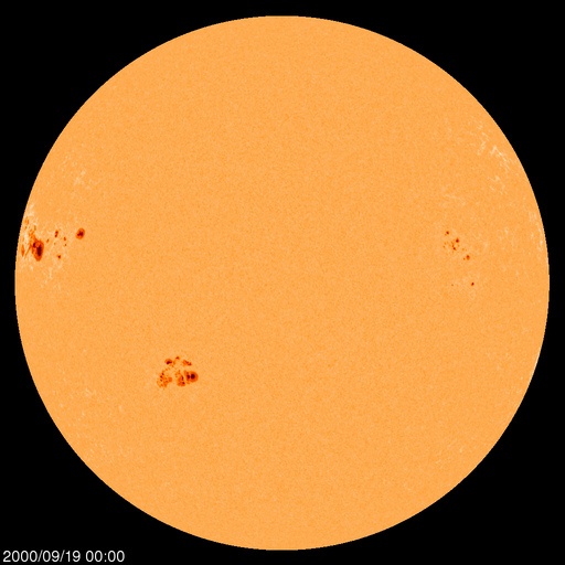 Sunspot regions