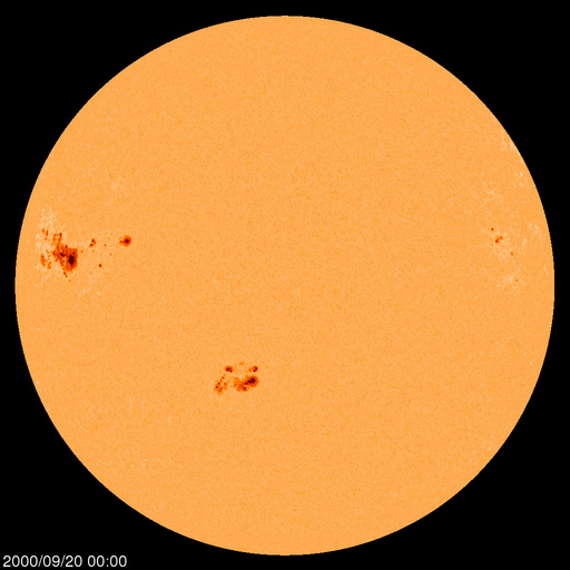 Sunspot regions