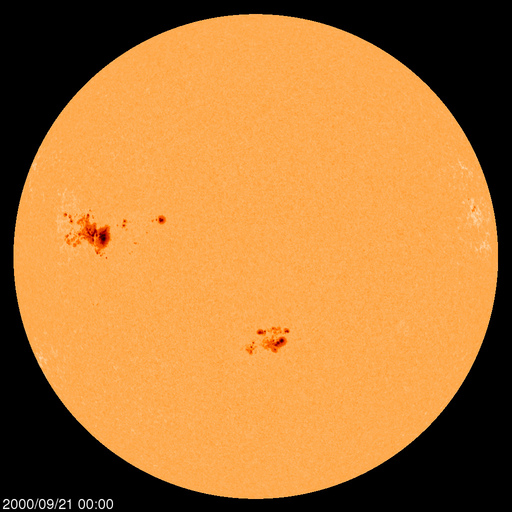 Sunspot regions