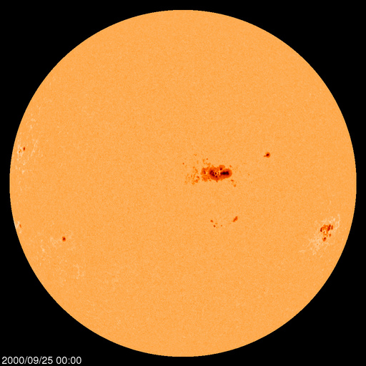 Sunspot regions