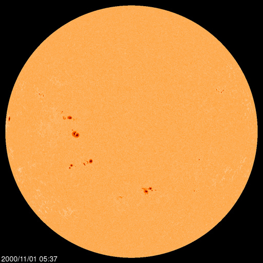 Sunspot regions