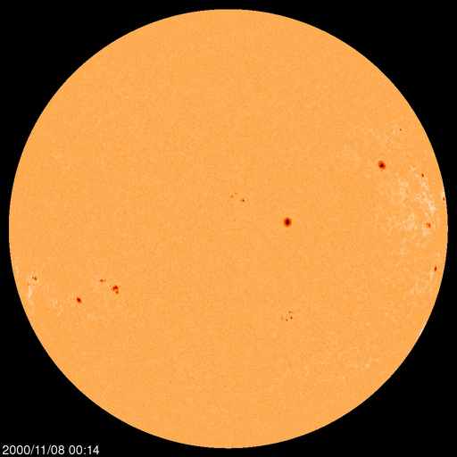 Sunspot regions