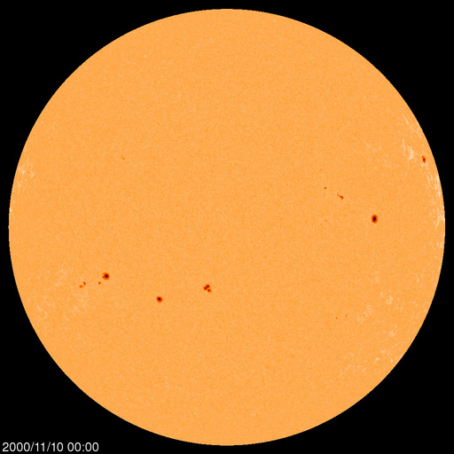 Sunspot regions